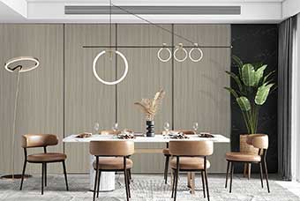 绩溪轻奢风格-餐厅