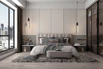 绩溪现代风格-卧室