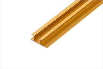 绩溪航空纤维墙咔铝合金带灯中条（钛金氧化）