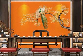 绩溪森佰汇航空纤维墙咔（春花秋月）