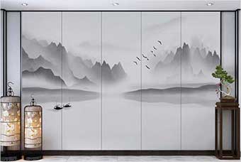 绩溪森佰汇航空纤维(山水画系列)